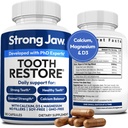 Tandherstel voor volwassenen met remineraliserende Gum Support 180 Capsules Made in USA - Tanden Vitaminen voor sterke tanden Bone Health Supplement Calcium Vitamine D3 Hydroxyapatiet Enamel Reparatie