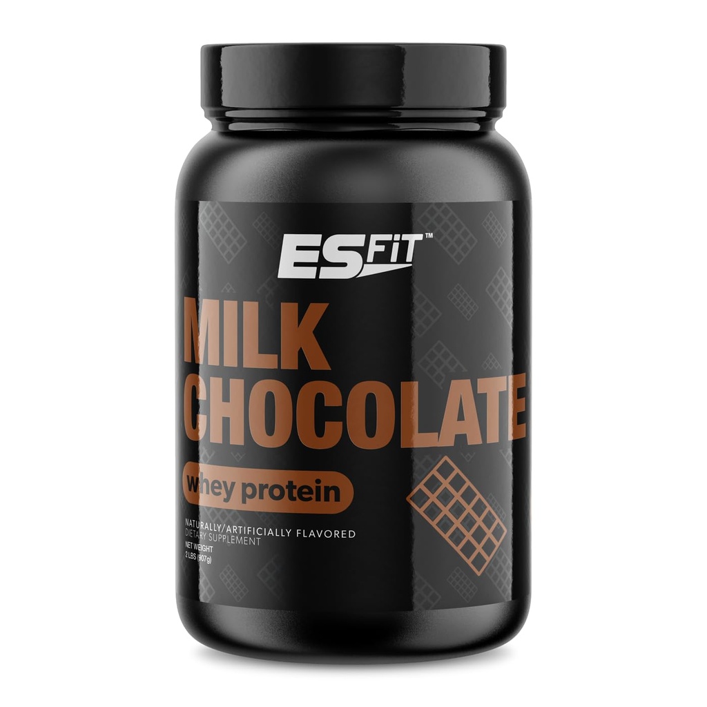 Wei Proteïnepoeder - Post Workout Wei Proteïne Isolaat voor spierherstel, Non-GMO, BCAA's, Superior Proeve, Getest en gecertificeerd, Melkchocolade, 2 pond