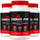 (3 Pack) Vigor Fix Male Supplement, VigorFix Pills for Men, Daily Nutrition for Overall Health and Wellness, Vigor Fixed Support Capsules for Confidence and Energy, Reviews (180 Capsules)