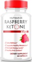 Raspberry Ketone Capsules, Officiële Raspberry Ketone voor gewichtsverlies, all-natuurlijke Keto Formule om uw lichaam en fitness doelstellingen te ontgrendelen, Raspberry Ketone 1200MG supplement, beoordelingen (60 capsules)
