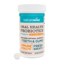 NatureWise Oral Probiotics for Mond Bad Breath - Kauwbare suikervrije munt - Lactobacillus reuteri Kauwbaar - Orale Probiotica voor kinderen en volwassenen - Niet-GMO Verenigde Staten geproduceerd - 60 Count[60-Day Supply]