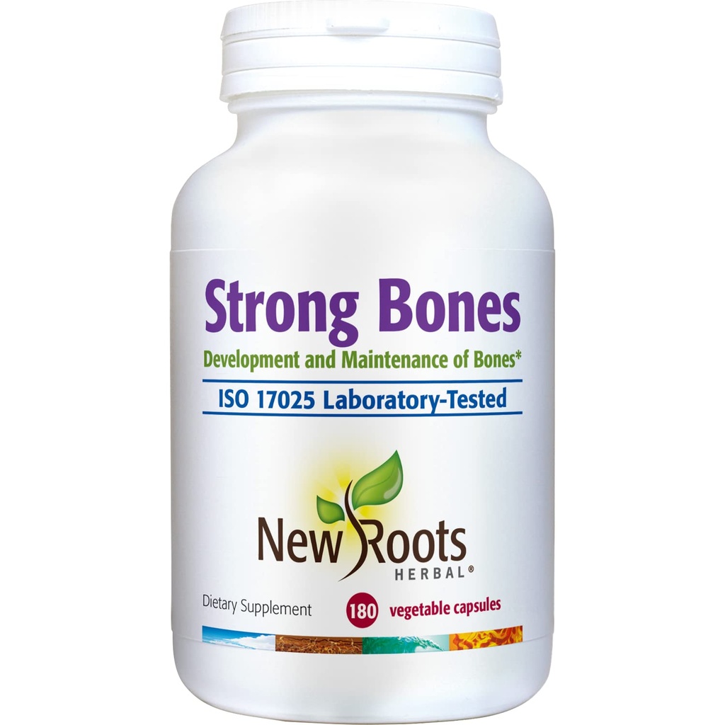 Strong Bone Supplement met Super Blend 22-Ingrediënten: Glucosaminesulfaat, Calcium, Magnesium, Kurkuma, Vitamine D3, B1, K2, B12, Zink, Enhanced Absorptie (180 Veg Caps)