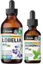 BIO KRAUTER Lobelia Tinctuur 4 Fl. Oz. & Chlorofyl Tinctuur 2 Fl. Oz.