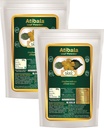 Veena Biotic Atibala Leaf Powder (Abutilon indicum) Kangi Powder - Indian Mallow - Atibala Powder - Thuti Powder - Atibala churna - 400g (Pack of 2)