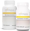 Integrative Therapeutics Bundel met gebufferde vitamine C 1000 mg, 60 capsules & Tri-Magnesium, 90 capsules - Gebufferde vitamine C voor antioxidantondersteuning* - Tri-Magnesium voor hart- en botgezondheid