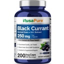 NusaPure Black Currant 10:1 Extract, 250 mg Equivalent aan 2.500mg, per Veg Caps 200 Vegan, Non-GMO