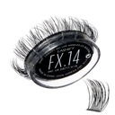 Lashify Fluffy FX 14mm Gossamer DIY Eyelash-extensies opnieuw vullen, voor de meest kronkelende en flutterige verschijning, zwart, gemakkelijk valse wimpers