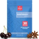 D'AO Labs Mental Tranquility - Non-Habit Forming - Geestelijke Kalmte Supplement - Stress Relax & Tranquil Powder - GUI Pi Tang Traditionele Chinese Kruiden - Zwarte Cherry & Spice Flavor - 30 porties