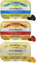 GRETHER'S Sugarfree Pastilles Blackcurrant, Elderflower & Redcurrant - Gift for Singers - Natural Remedy for Dry Mouth Relief - 2.1 oz (Pack of 3)