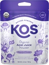 KOS USDA Organic Acai Powder, Unsweeted Superfood - Natural Antioxidant, Acai Berry for Smoothies and Bowls - Polyfenol Abundant, Gluten-Free, Non-GMO, Climate Friendly resealable Bag, 40 Servers