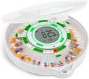 Live Fijne 28-dagen automatische pildispenser met upgrade LCD-scherm, sleutelslot, geluid &amp; licht voor