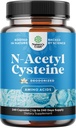 NAC Supplement N-Acetyl Cysteine 600mg - Vegan High Absorptie Non-Smelly NAC 600 mg Capsules Glutathion Precursor voor leverreiniging Detox & Repair Plus Lung Health and Immunity Support (240ct)