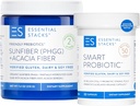 Essentiële Stacks Brandstof Uw Gut Bundle: Smart Probiotic (30 ct) + Vriendelijke Prebiotica (7.4 oz)