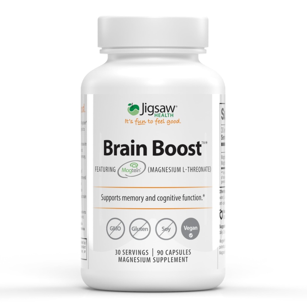 Jigsaw Health Brain Boost Ondersteunt Geheugen en Cognitieve Functie 