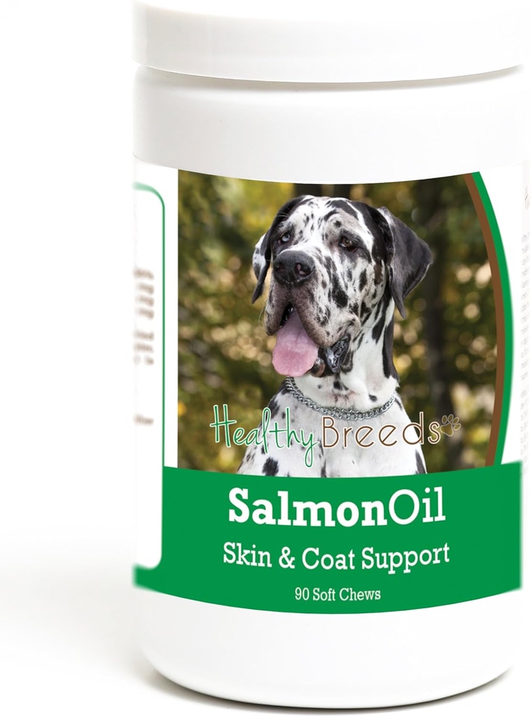 Healthy Breeds Great Dane Salmon Oil Soft Chews 90 Count