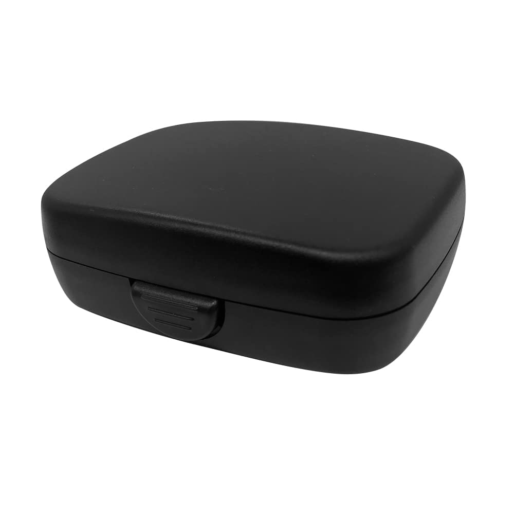 Portable Storage Carrying Case for All Brand Hoorhulpversterker/PSAP/BTE/ITE/ITC/CIC/RIC/RITE (zwart)