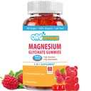 Magnesium Glycinate Gummies 500mg met L-Threonaat, Vitamine D, B6, Kalium & CoQ10 