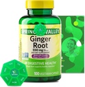 Gemberwortel 550 mg, 100 Vegetarische capsules met bundel Exclusieve Vitaminen en Mineralen - A tot Z - Better Ligth&Spring Guide