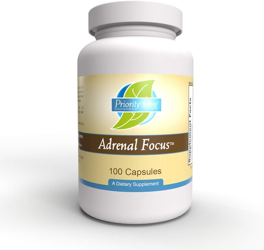Prioriteit Eén Vitaminen Adrenal Focus 100 Capsules Adrenal Support