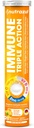 nutrazul Immuun Triple Actie Bruisende Tablet -1000 mg Vitamine C, Vitamine D, Zink I Oranje 20's I Glutenvrij, Suikervrij, Lactosevrij en conserveringsvrij I Behoudt Immuunfunctie