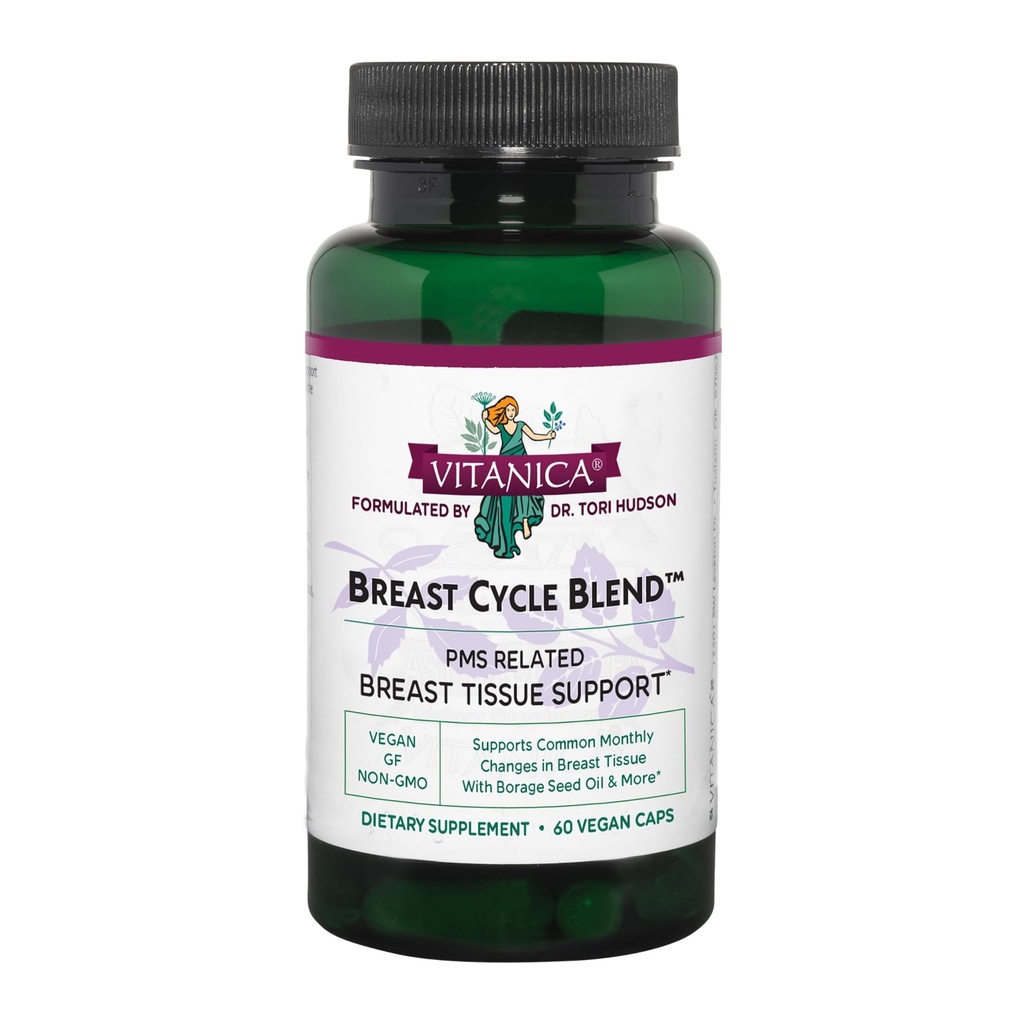 Vitanica - Borstcyclus Blend - Borstcyclus Ondersteuning - 60 Vegetarische Capsules