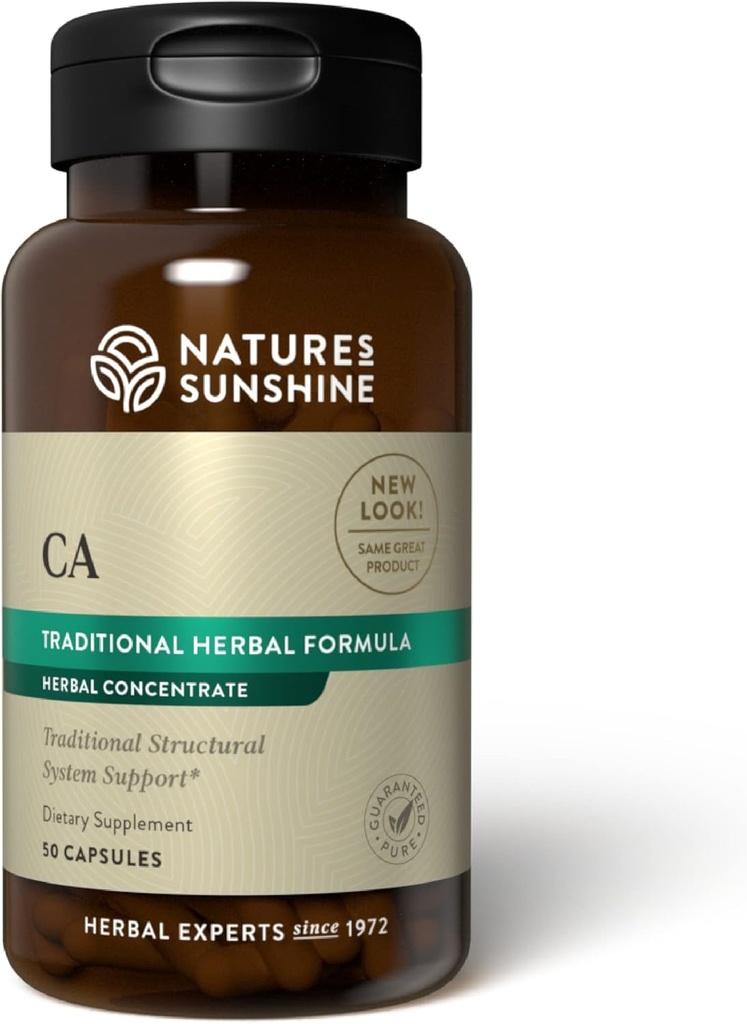 Nature's Sunshine CA, ATC Concentrated, 50 capsules Help de zenuw- en structurele systemen te behouden