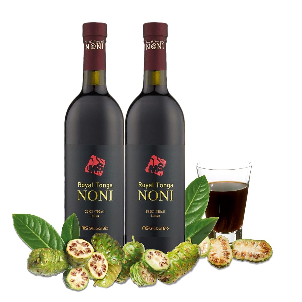 Royal Tonga Noni - 100% Authentic ONNI Juice(2PK Case), 25oz Flessen 