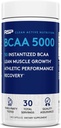 RSP BCAA 5000 (30 Serv), Premium BCAA Capsules for Post Workout Muscle Recovery, Endurance & Energy, 5g of Essential Branched Chain Amino Acids Per Serving