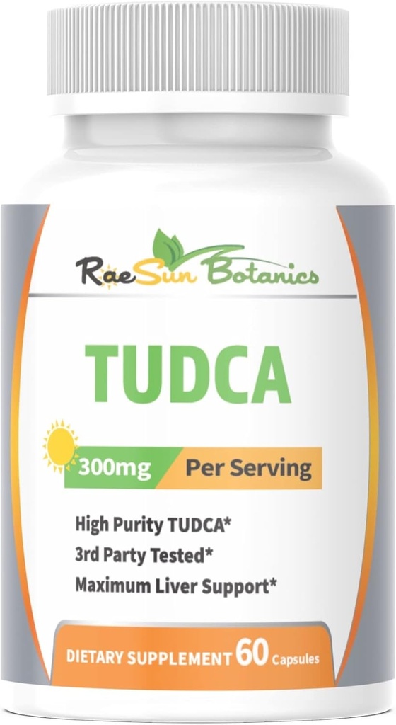 TUCCA (Taurouroso deoxycholzuur), 60 capsules 300mg Serving Premium Quality 3rd Party Tested Maximale leverondersteuning
