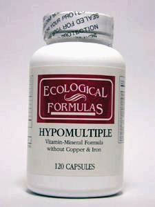 Ecologische formules - Hypople zonder Cu/Iron 120 caps