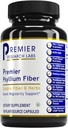 Premier Research Labs Premier Psyllium Fiber - Psyllium Husk Capsules, hoge vezel pillen voor volwassenen, voor vrouwen en mannen, dagelijkse ondersteuning voor spijsverteringsgezondheid - 180 Vegetarische Capsules
