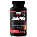 FORCE FACTOR LeanFire pre workout energie pillen met groene thee extract en cafeïne om energie te verhogen, bouw Lean Muscle, Black, 60 Tel (pakket van 1), Pakket mei Vary