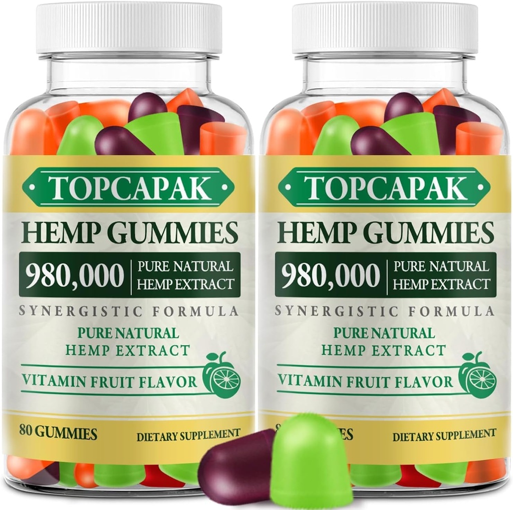 Hmep Gummies Hoge Potentie Geïnfundeerd met Pure Biologische Hemo Oil 160 Tel.