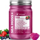 WELLNESS LABSRX Irish Sea Moss Gel Raw - Wildcrafted Superfood Seamoss Gel - Mix Berry Smaak, Vitamine en Mineraal-Rijk van Pristine Caribbean Waters, Immune en Digestieve Gezondheid Ondersteuning - 10 oz.