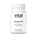 Vitale voedingsstoffen Vitamine B12 1000mcg - Veganistisch - Methylcobalamine voor Metabolisme, Cognitieve en zenuwstelselgezondheid* - High-Potency B12 Supplement - Gluten, Zuivel, Sojavrij - 100 capsules
