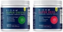 BIOHM Super Reds en Greens Bundle, Superfood Powder met Probiotica en Digestieve Enzymen, Verpakt met Antioxidanten en Polyfenolen, Allergenen Free, Non-GMO, Vegan - 30 Servings Elk