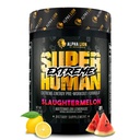 ALPHA LION Superhuman Extreme High Stim Pre Workout Powder, Beta Alanine, L-Taurine & 356mg Tri-Source Cafeïne voor duurzame energie, Nitric Oxidine & Citrulline voor pomp (21 Servings, Slaughtermelon)