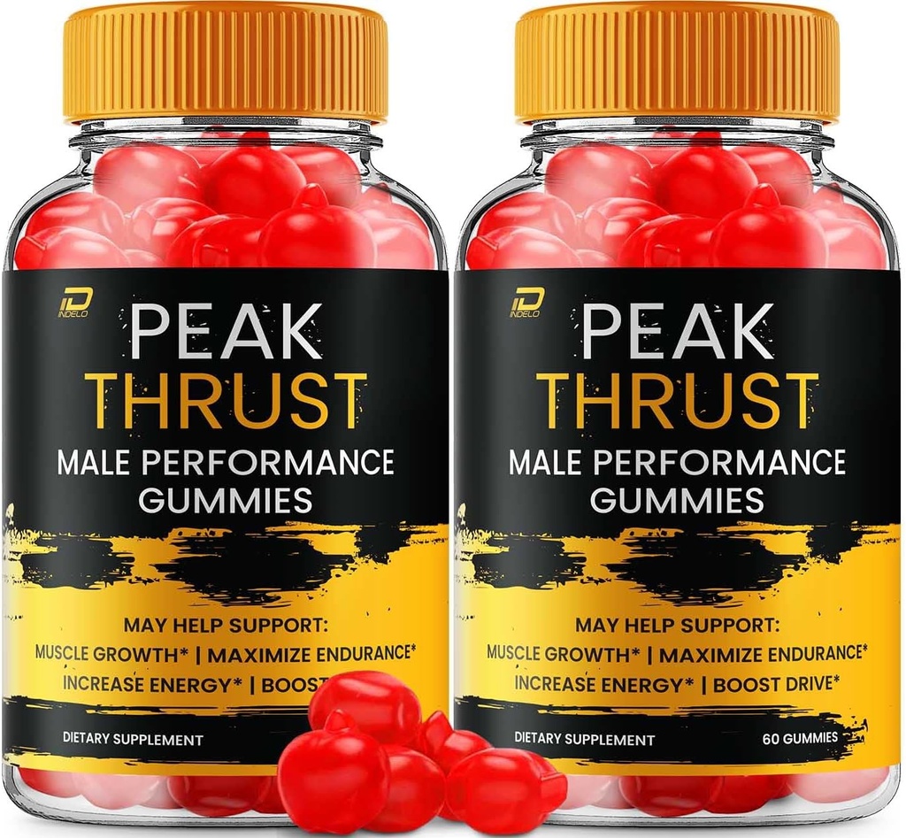 Peak Thrust Gummies voor mannen 