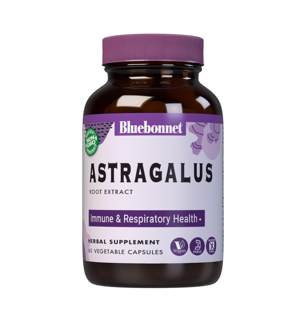 BlueBonnet Astragalus Root Extract Supplement, 60 Tellen