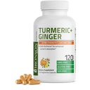 Bronson Kurkuma + Gember Extra sterkte Joint Health & Digestie Ondersteuning met BioPerine, Non-GMO, 120 Vegetarische Capsules