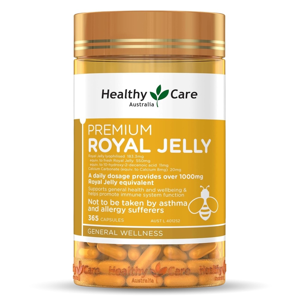 Gezonde Zorg Royal Jelly 1000 365 Capsules Supplementen Made in Australia