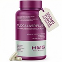 TUDCA Lever Plus+, Lever Ondersteuning Supplement voor leverreiniging met melkdistelzaadextract, vitamine B12, Folaat, Tudca Bile Zout Supplement (Taurouroso Deoxycholzuur), 60 capsules, 1 maand Levering