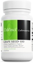 DAVINCI Labs Grape Seed-100 - Dietary Supplement to Support Immune System, Vascular Function and Healthy Skin* - with 100 mg Grape Seed Extract per Serving - Gluten-Free - 60 Vegetarian Capsules