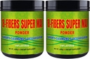 FIBRA 18 Super MAX Powder (18 Fibers) - 400g - Dietary Supplement - Supports Cleansing & Detoxification, Unflavored (2 Pack)