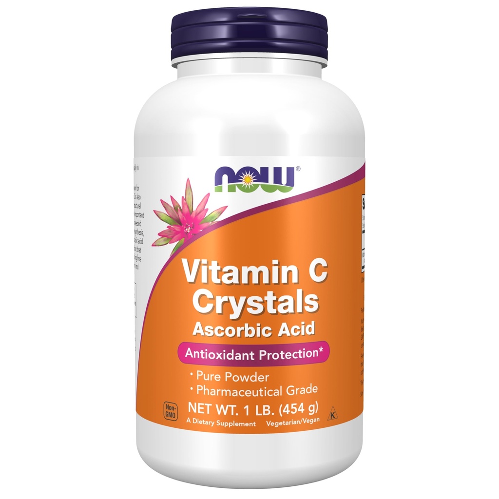 NOW Supplementen, Vitamine Kristallen (Ascorbinezuur), Antioxidant Protection*, 1-pond