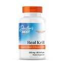 Artsen BEST Real Krill, Antarctische Krill (Superba2), ondersteunt hart en hersenen gezondheid, non-GMO, glutenvrij 60 Softgels