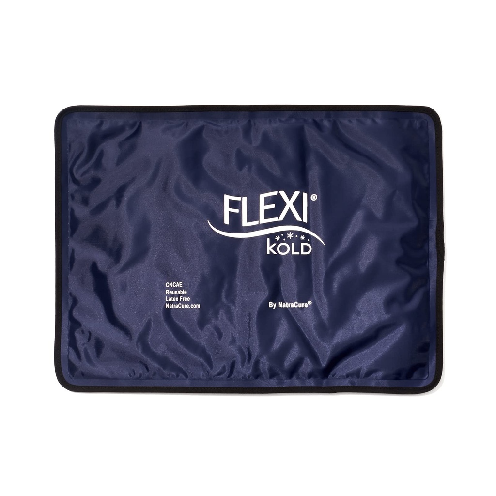 FlexiKold Gel Ice Packs (Standard Large: 10.5" x 14.5") for Injuries Herbruikbaar, Back Pain Relief, Knie Wrap, After Surgery, Ice Pack for Knie, Shoulder - 6300-COLD by NatraCure