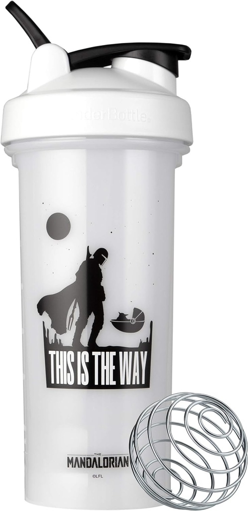 BlenderBattle Star Wars Shaker Bottle Pro Series Perfect voor eiwitshakes en pre-workout, 28-ounce, Dit is de weg