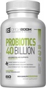 Probiotic 40 Miljard CFU 4 Strains + Prebiotic - Ondersteunt Digestieve Gezondheid & Immuniteit - Helpt met Constipatie, diarree, opgeblazen - Glutenvrije, niet-GMO - Made in The USA - 60 Capsules