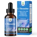 Natures Craft High Absorptie L-Theanine Liquid Drops - Nootrope Focus Supplement met L Theanine 200mg per portie en kamille Extract - Supplement voor volwassenen en kinderen ontspannen en focus - 2oz